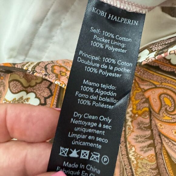 Kobi Halperin Laura Paisley Cropped Pants - Picture 7 of 11